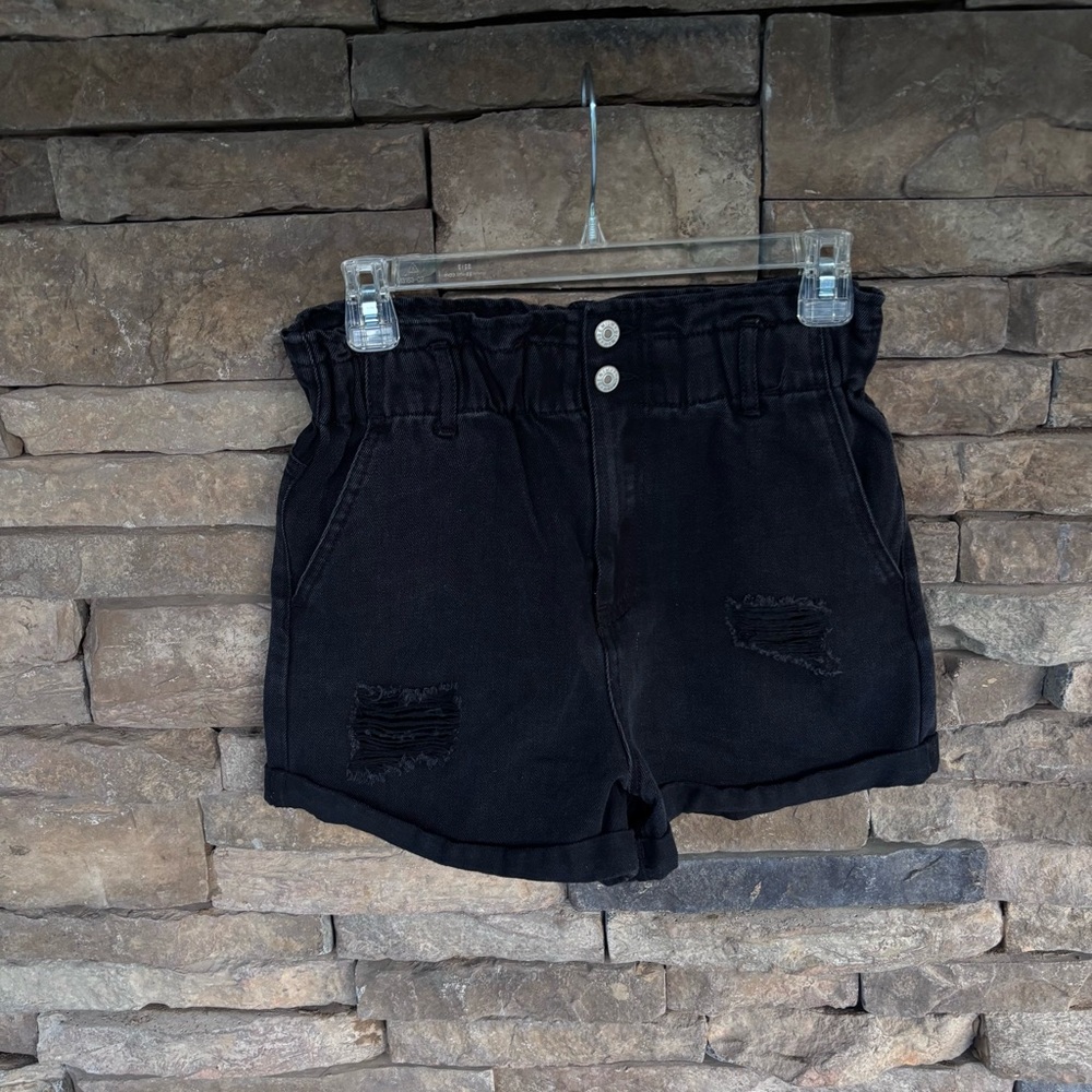 Love Tree Black Denim Shorts